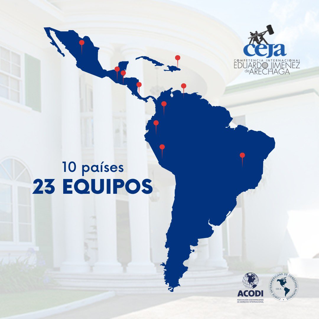ACODICR's tweet photo. En su retorno a la presencialidad, la XXVI Edición de CEJA recibirá en San José, Costa Rica a 23 equipos de 10 países del 28 de agosto al 1 de septiembre de 2023 

¡Muchos éxitos! 🌐

#ceja2023 #mootcourt https://t.co/1kSNeW4yVJ