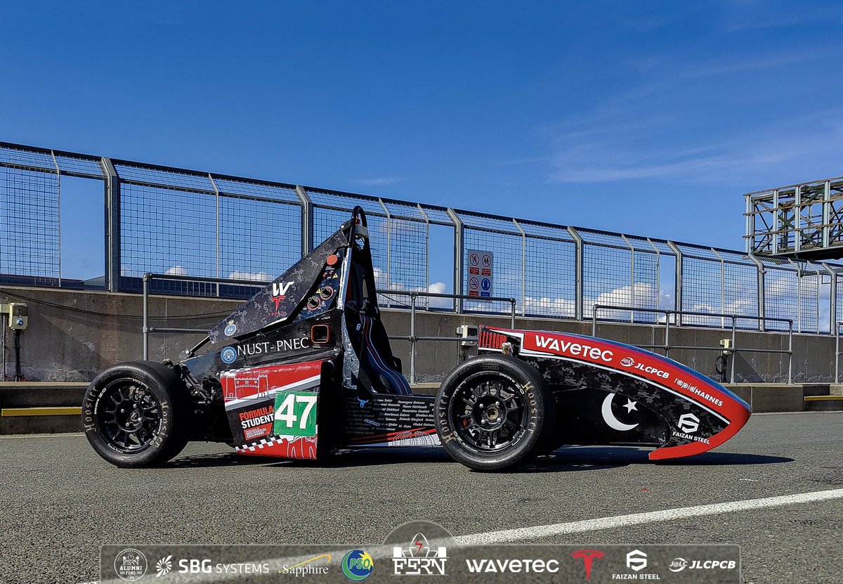 formulaenust's tweet photo. Day 3 &4 - Formula Student UK 2023
United through shared visions and forging new connections as the event gains momentum.
#FERN #FSUK #EV #DV #NUST #FERN #FormulaStudent2023 #RepresentingPakistan #GoGreenFlag https://t.co/BAK8OyggfV
