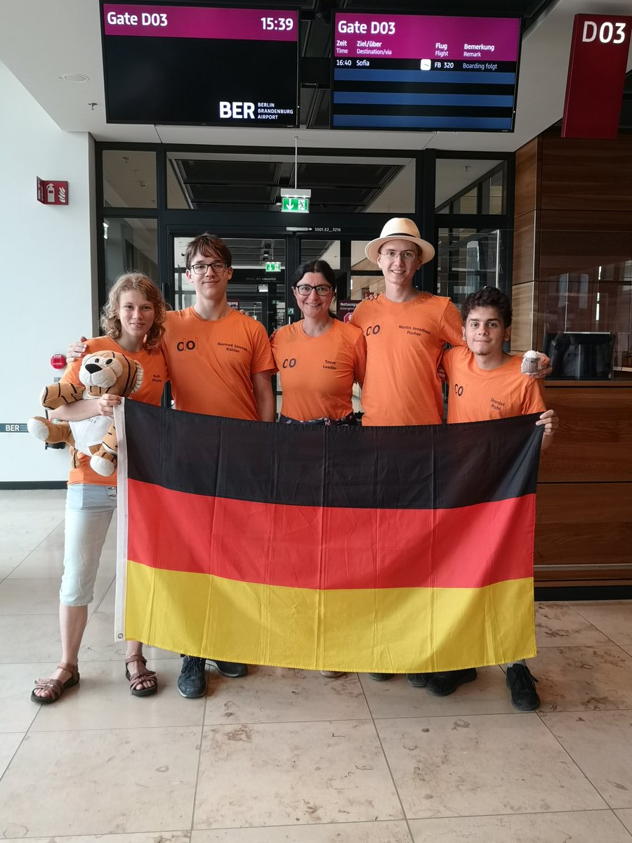 Das deutsche Team ist zur Internationalen Linguistik-Olympiade 2023 (21.-29. Juli) nach Bansko, Bulgarien gereist. Gemeinsam mit Teilnehmer:innen aus 38 Ländern werden Ruth Plümer, Konrad Jannes Köhler, Merlin Fischer, Daniel Pahi ihr Bestes geben! Viel Erfolg und Spaß allen!