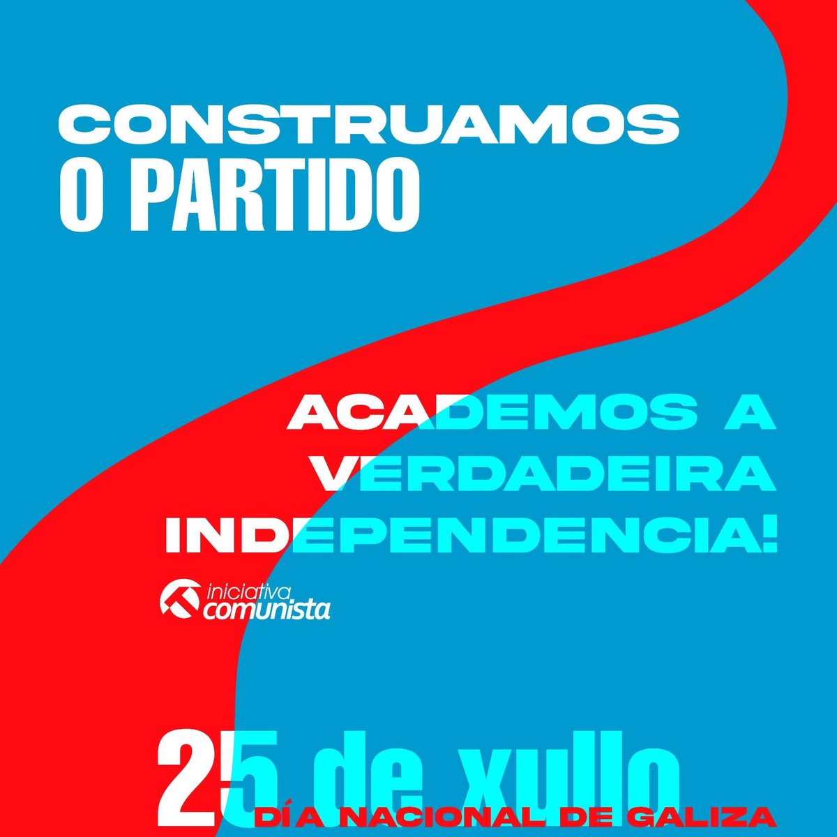 IC_Galiza's tweet photo. Derroquemos ao sistema capitalista, derroquemos ao Estado español. Precisamos da organización independente do proletariado:

Construamos o Partido, academos a verdadeira independencia! https://t.co/eXoMPHY8a6
