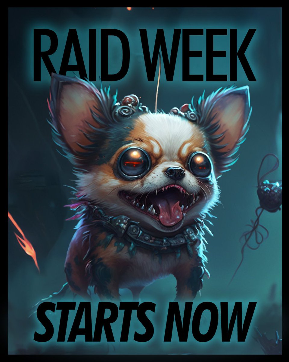 blackbox_vr's tweet photo. 📣 SEASON 9 July Arena Raid BEGINS TODAY! Time to show the new Season's Boss, 🐶 Pixel Pup 🐶, that her pack of challengers is no match for our heroes! 💪😎
#PixelPup #Season9 #ArenaRaids #RaidWeek https://t.co/WSeZbzKqss