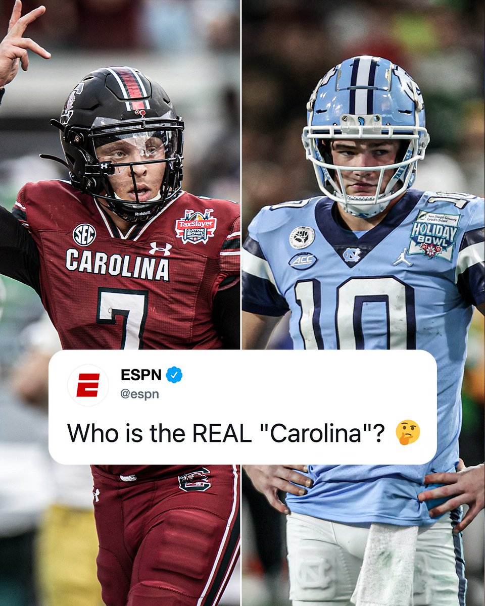 ESPNCFB's tweet image. The Battle of the Carolinas 👀