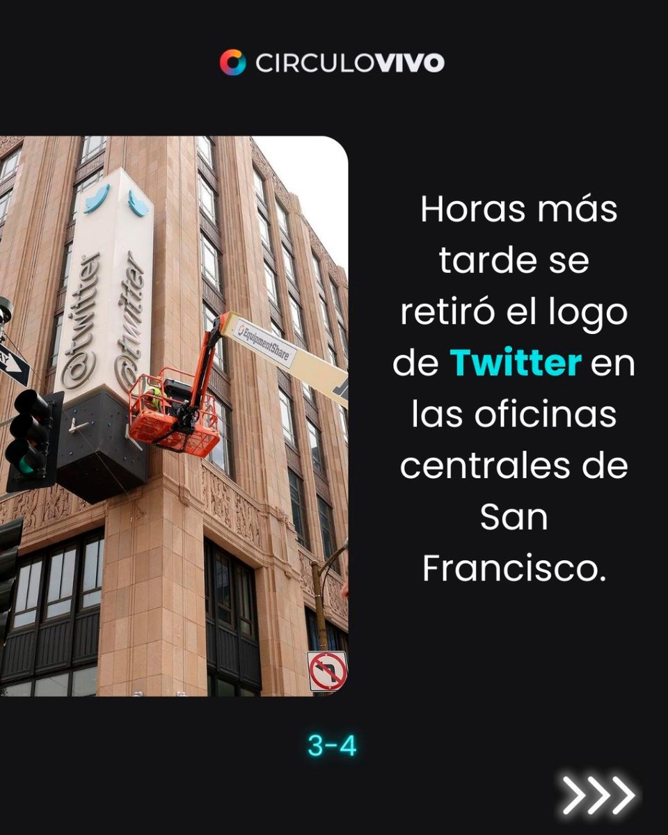 CirculoVivo's tweet photo. Las oficinas de @Twitter  están en constante cambio, así como su logo.
Por ello el fin de una era llega con el cambio de logo que @elonmusk realizó en la marca.
#elonmusk #twitter https://t.co/vHUmRyPo8i