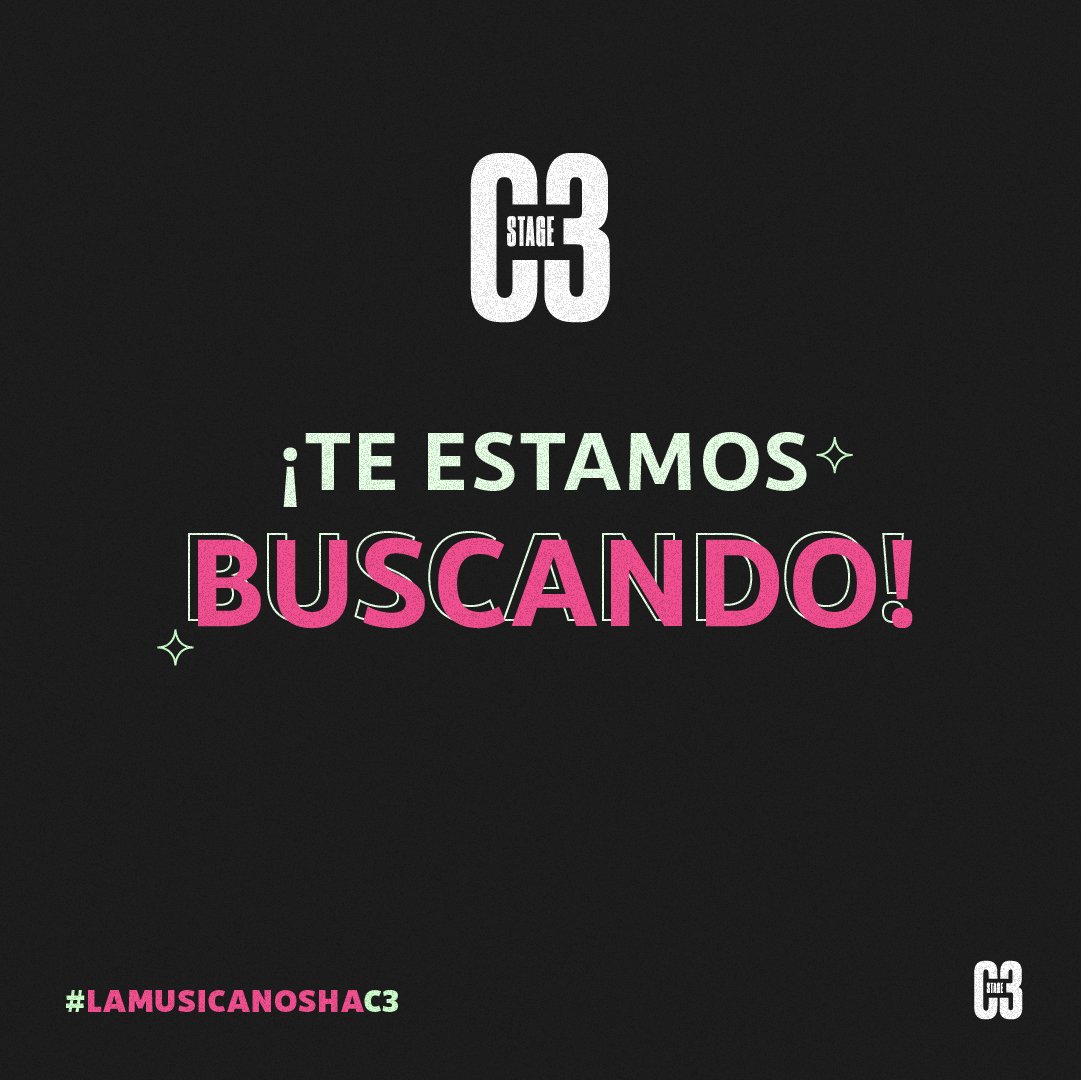 C3Mexico's tweet photo. 🙌🏾 BUSCAMOS STAGE HAAAANDS 🙌🏻

Si la música es tu mundo 🌍 y quieres contribuir a que la música en vivo llegue a su público, queremos que colabores con nosotrxs 💪🏼, escríbenos a: oficinac3stage@gmail.com con tu CV o una breve reseña de tu perfil.

¡Contáctanos! 
#LAMUSICANOSHAC3 https://t.co/NRaoHI1G1d