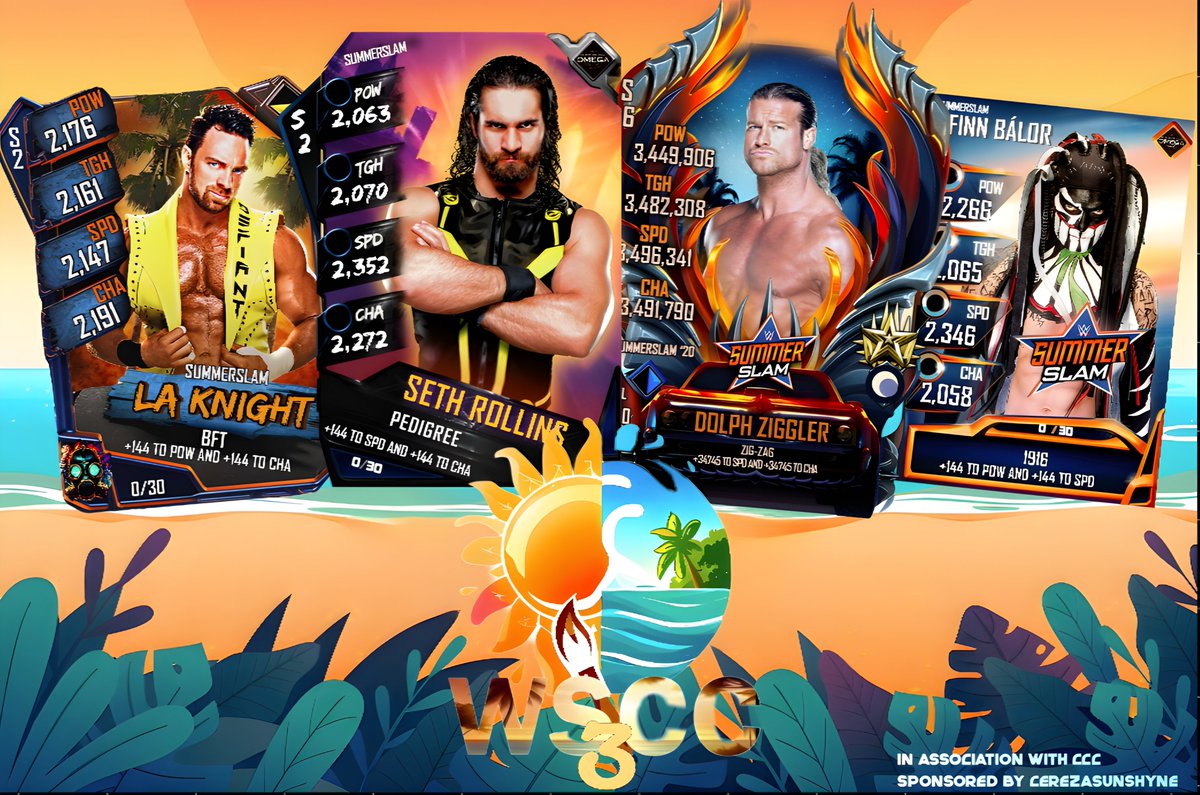 OG_HaloSugar's tweet photo. Umm.. wrong script. 📜

Return of the Famous. Famous? WSCC Competition! 🔥

Yes! WSCC 3 is here. As we promised, its bigger, better and more challenging! 💪🏻

⭐ New Rules
⭐ New Theme
⭐ Fresh Faces

Click the link to participate: 
https://t.co/ILOHwGm1CK

#WWESuperCard | #WSCC3 https://t.co/TtMzX1Hl4E