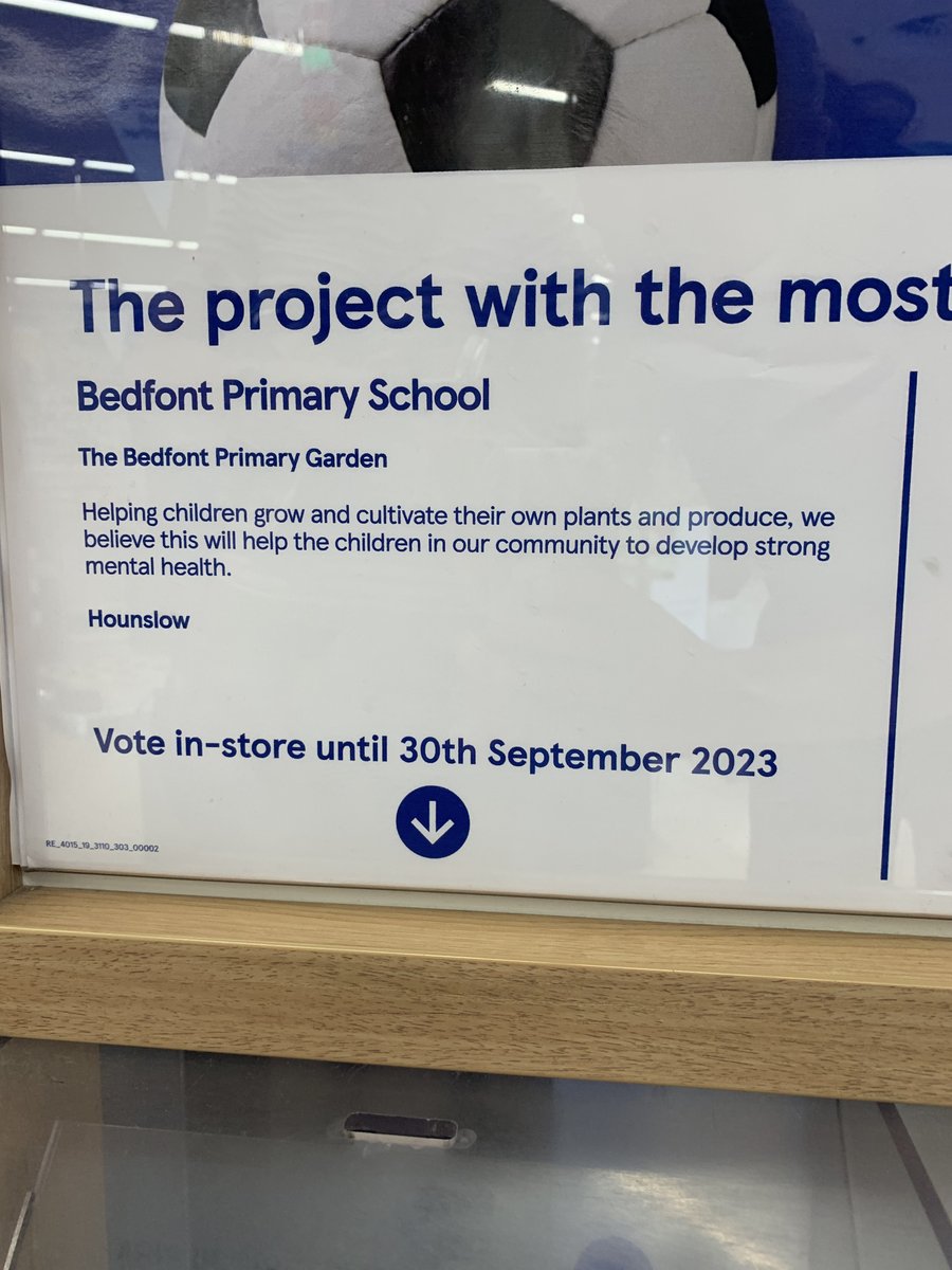 Please continue to support our wonderful lot at <a href="/bedfontprimary/">Bedfont Primary</a>. Get as many tokens in the pot as possible at local Tesco's! 👍 

When developed, the BP Garden will not only produce a new interest for students and potentially improve their wellbeing and MH. 🌲🌳🌴🌱🎋🌾 😃⏫️