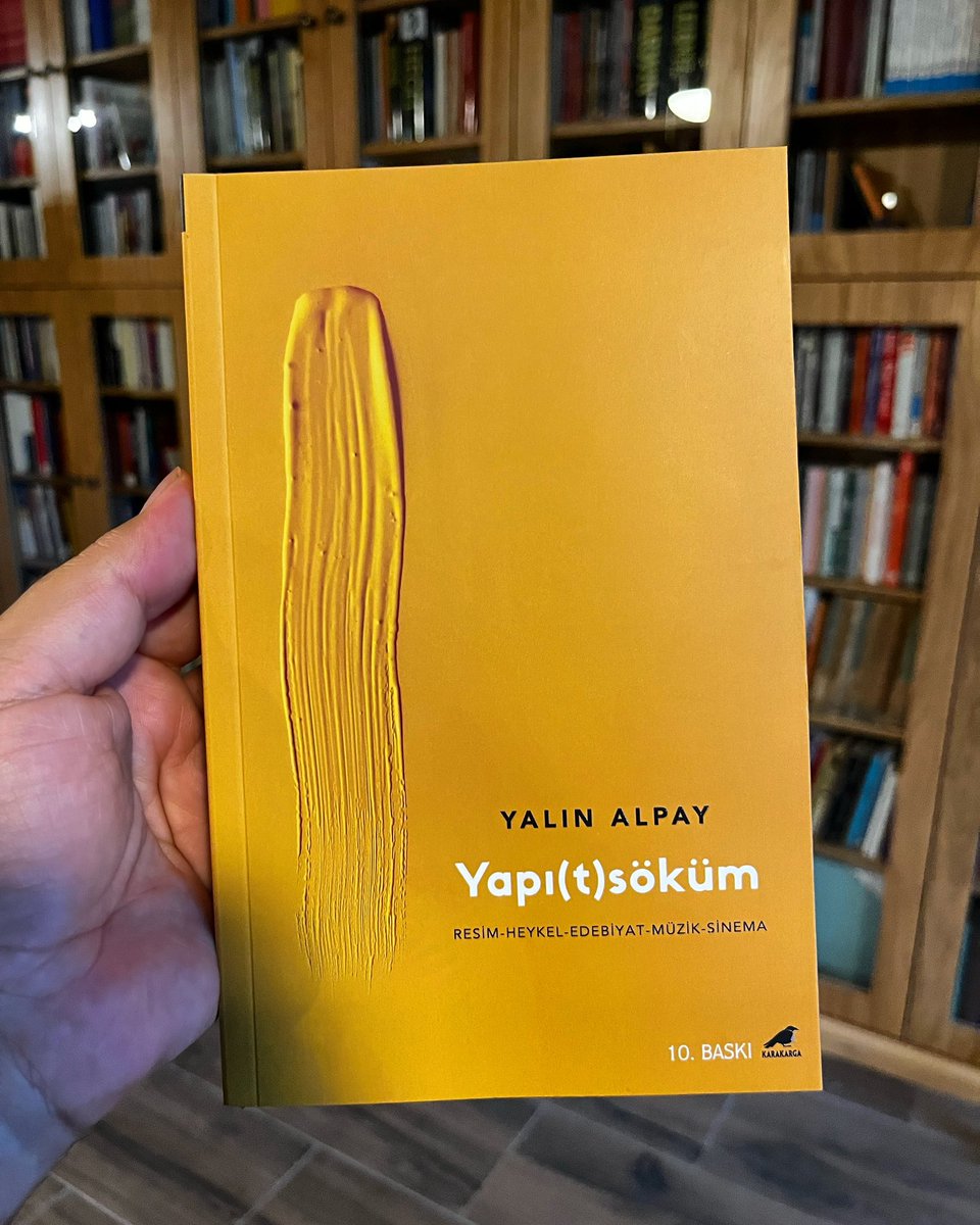 Yapıtsöküm 10. Baskısını yapmış. 😎 #yalinalpay
