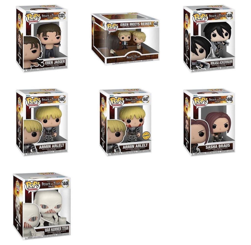 FunkoPoparazzi's tweet photo. First Look: Attack on Titan
Credit @dis.trackers
[#funko #attackontitan #anime #popvinyl #popvinyls #popvinylfigures #collectible #dorbz #mysteryminis #vynl #funkopop #funkomania #funkofamily #funkopops #funkovinyl #funkoaddict #pop #funkocollector #funkopopvinyl #original… https://t.co/TVyoHAVORZ