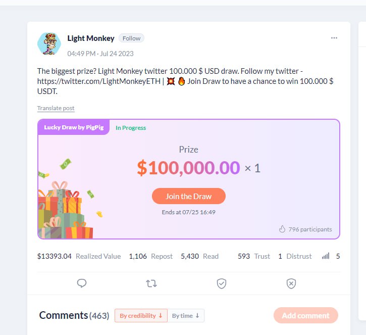 DavisEvaETH1's tweet photo. DeBank 100,000 $USDT Draw. by Light Monkey. 

👉  https://t.co/pRFHcyIx27
The biggest giveaway on DeBank Stream right now, don't miss it.

#DeBank   #X  #ETH  #zapper  #AirdropCrypto