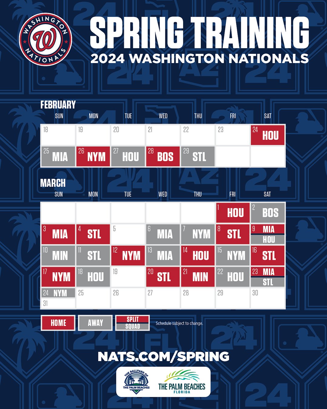 Nats Spring Training 2024 Dates Dreddy Clemmie