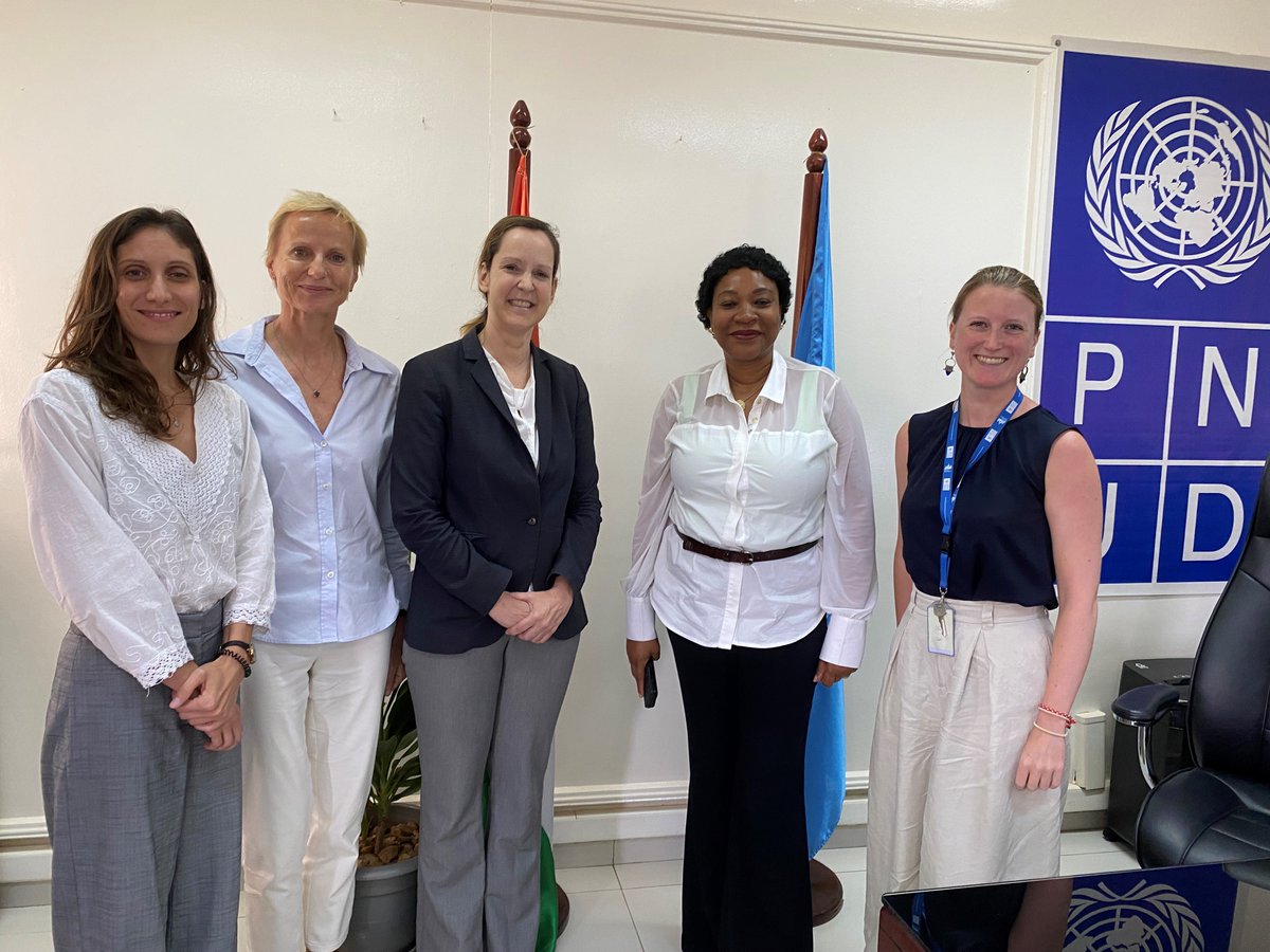La Cheffe de la Mission EUCAP Sahel Niger, Dr Katja Dominik, a rencontré la Représentante Résidente du PNUD au Niger, Dr Nicole Kouassi, pour échanger sur des questions de sécurité et stabilisation.