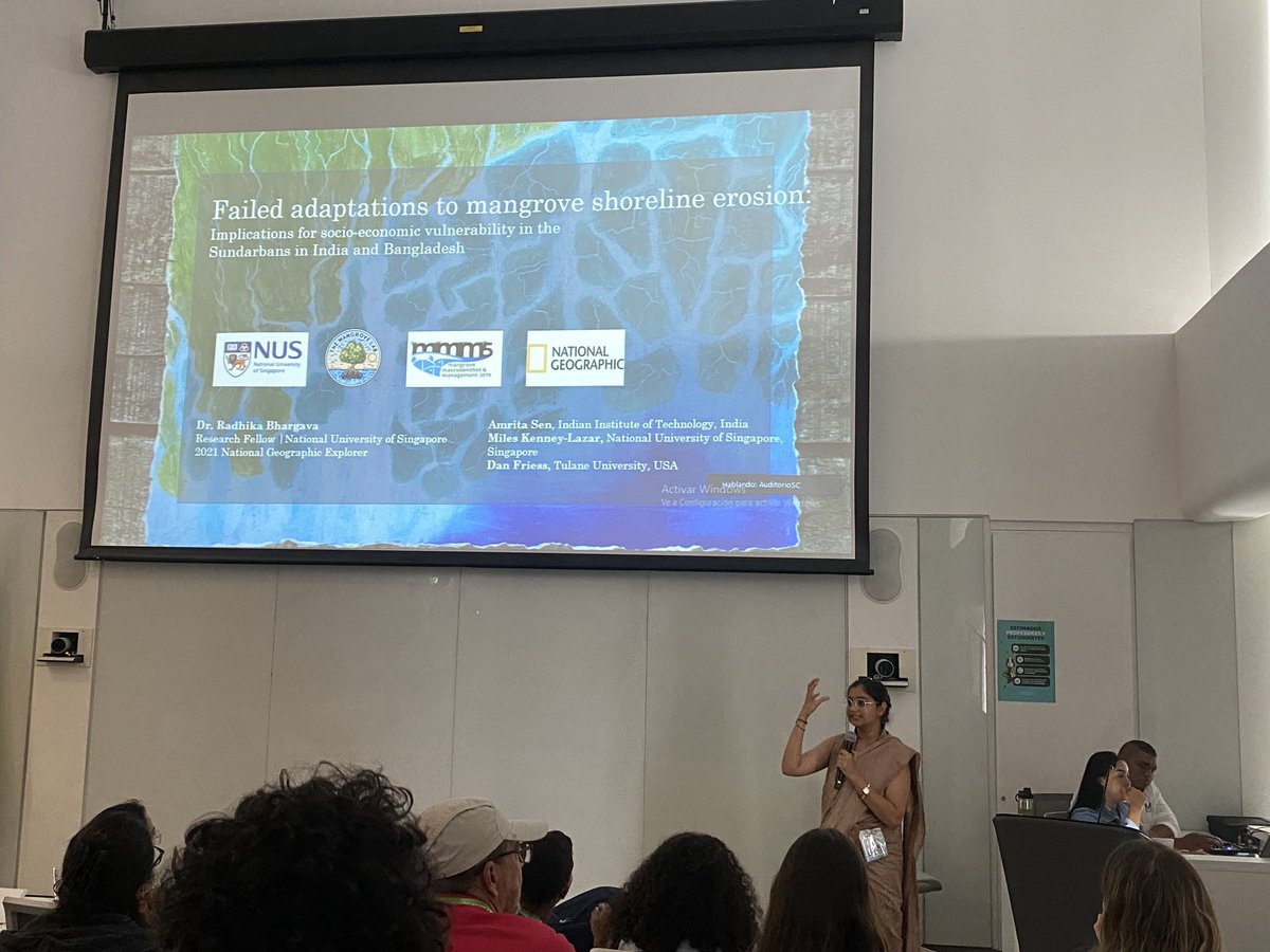 Brooke Conroy (@brookeconroy13) on Twitter photo Great talk from Radhika <a href="/radb06/">Dr. Radhika Bhargava</a> on some challenges with mangrove shoreline erosion in the Sundarbans #MMM6 Great talk from Radhika <a href="/radb06/">Dr. Radhika Bhargava</a> on some challenges with mangrove shoreline erosion in the Sundarbans #MMM6