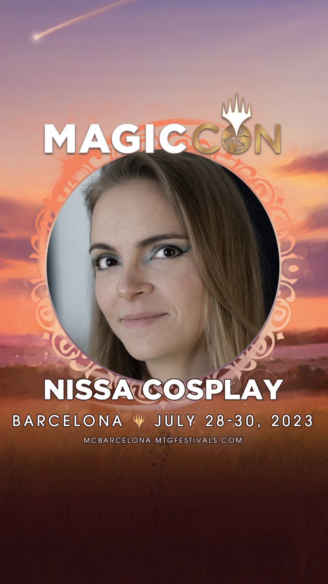 Magic Con Barcelona is right around the corner and I'm beyond excited to let you know I'll be there as a #sponsored cosplayer! 💫
Can't say what I'm working on but it's gonna be really cool 🥰
I'm looking forward to seeing you there! 
#MCBarcelona