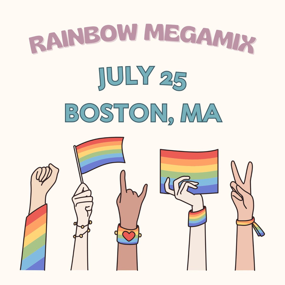rainbowmegamix's tweet photo. Tonight is #FITFWTBoston night 2 and #rainbowmegamix is excited for it! Our volunteer has the flags ready to hand out at the venue tonight, but there’s not enough for all! Bring your own if you can, and get ready to wave them during All This Time &amp; SIBWAWC! https://t.co/u1W9NFtMIb