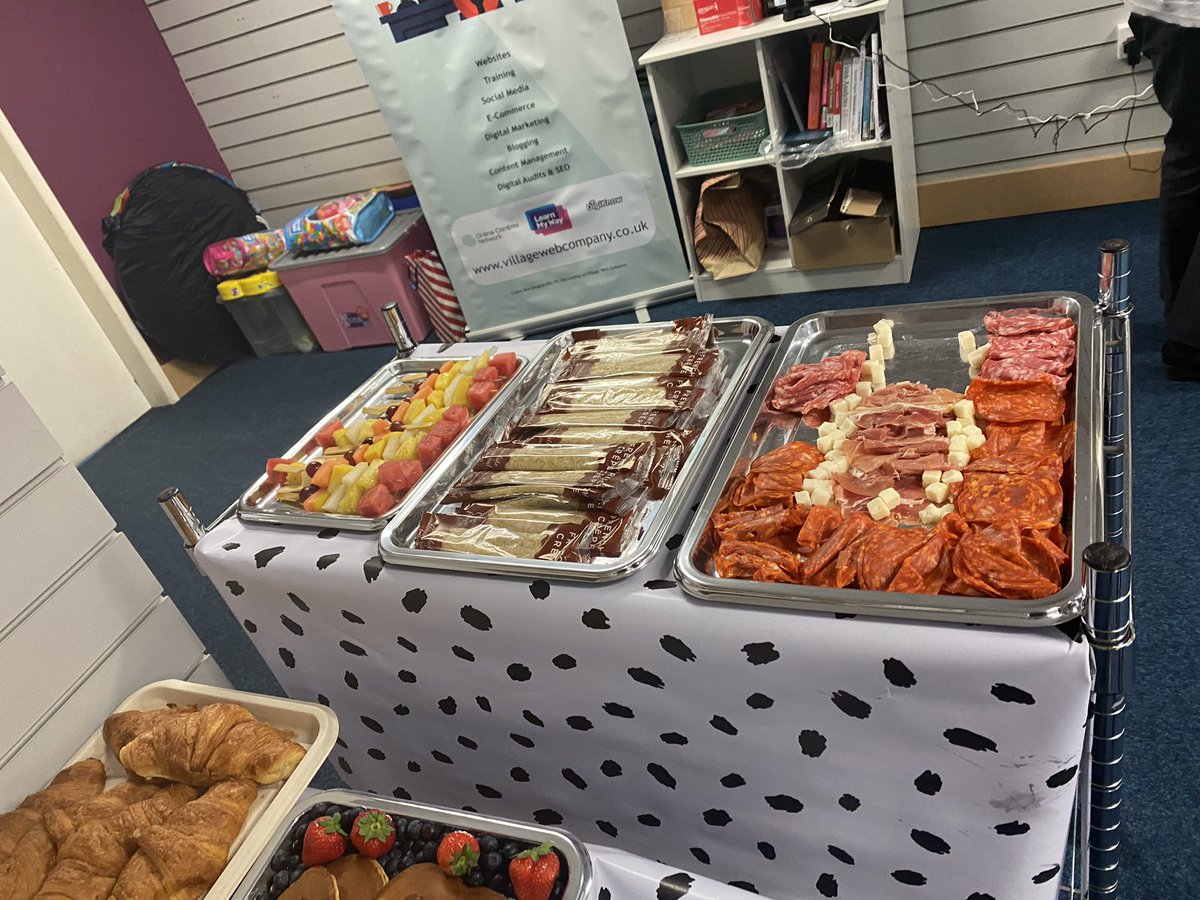 Another spectacular catering offer - this time brunch from @startpointsk6 
We had soooo much food that attendees took lots away for work mates too! If you haven’t looked into #SocEnt catering offers for your events you are definitely missing out #BuySocial #ProperGood