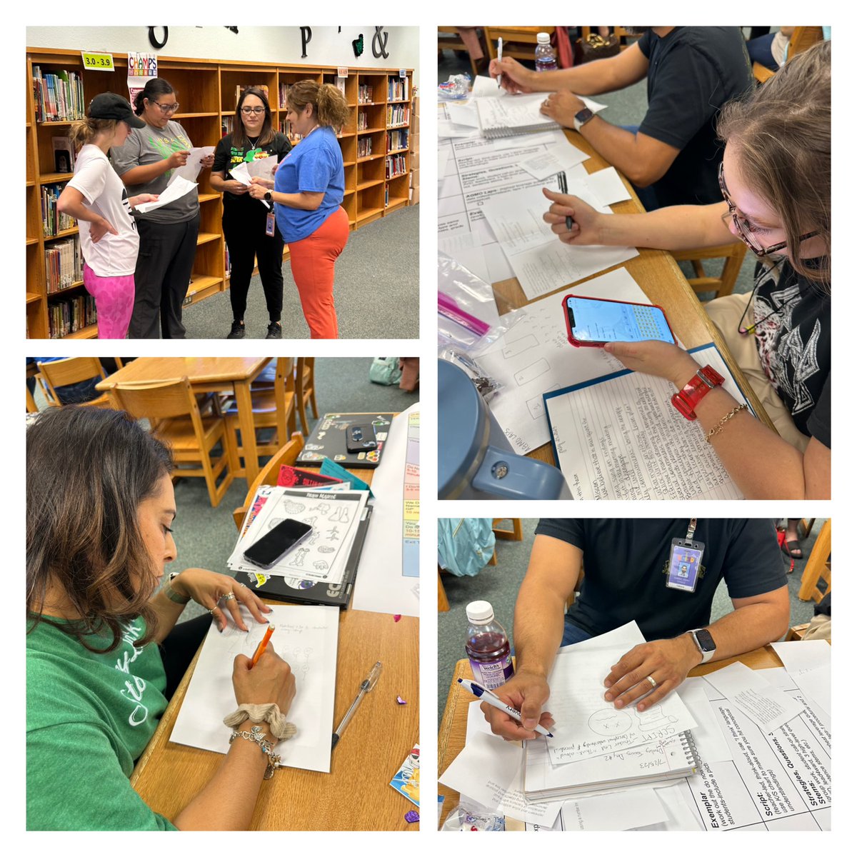 LennieGarcia6's tweet photo. #DiveDeeperIntoLearning with @DowlingTigers teachers. Our teachers spent the morning looking at components of effective lesson plans. They reflected on their learning with a @lead4ward #SNAPtastic activity. #TigerTough https://t.co/N1a1uvtb6M