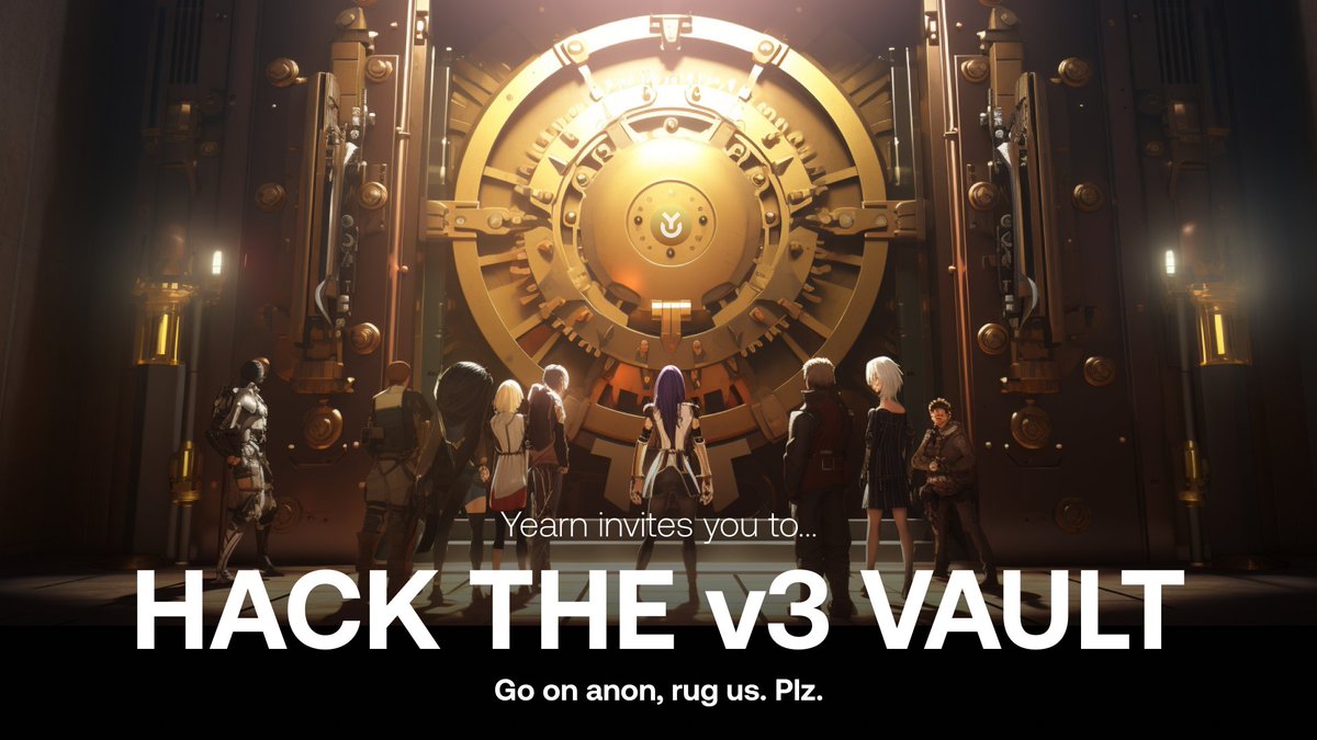 yearnfi's tweet image. 🚨We want you to hack us.🚨 

Yep, really...

Yearn v3 has gone through multiple audits and internal reviews, but it&apos;s time for the real battle test - Crypto Twitter.

If you can take the funds from the v3 Vault and strategy below, they&apos;re yours.

[See next tweet for contracts]