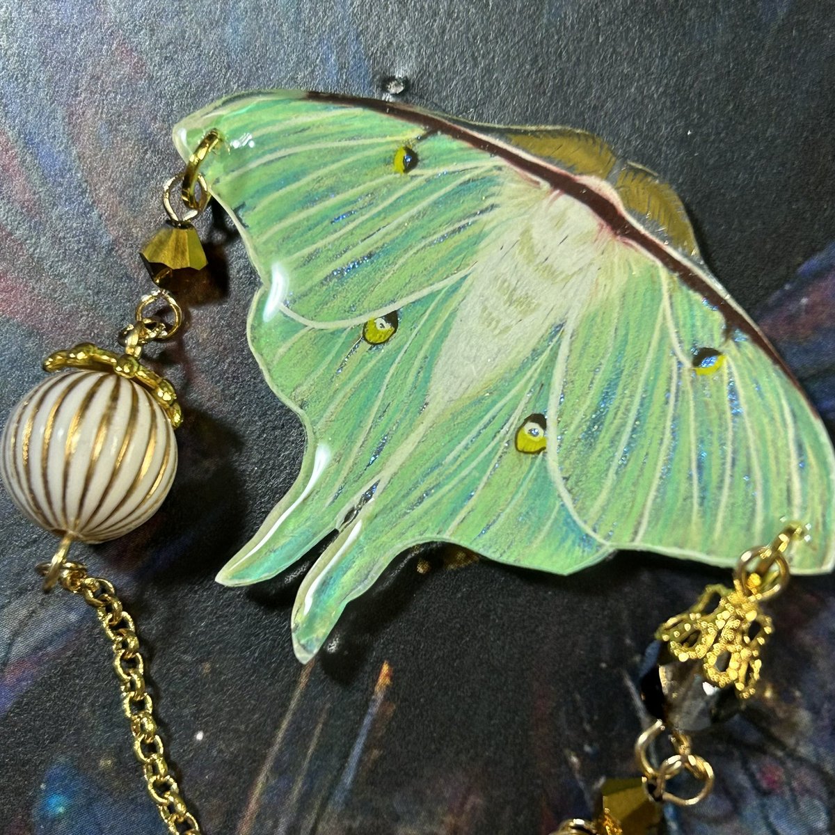 pikapika_gumi's tweet image. #MothWeek
#handmadeaccessory