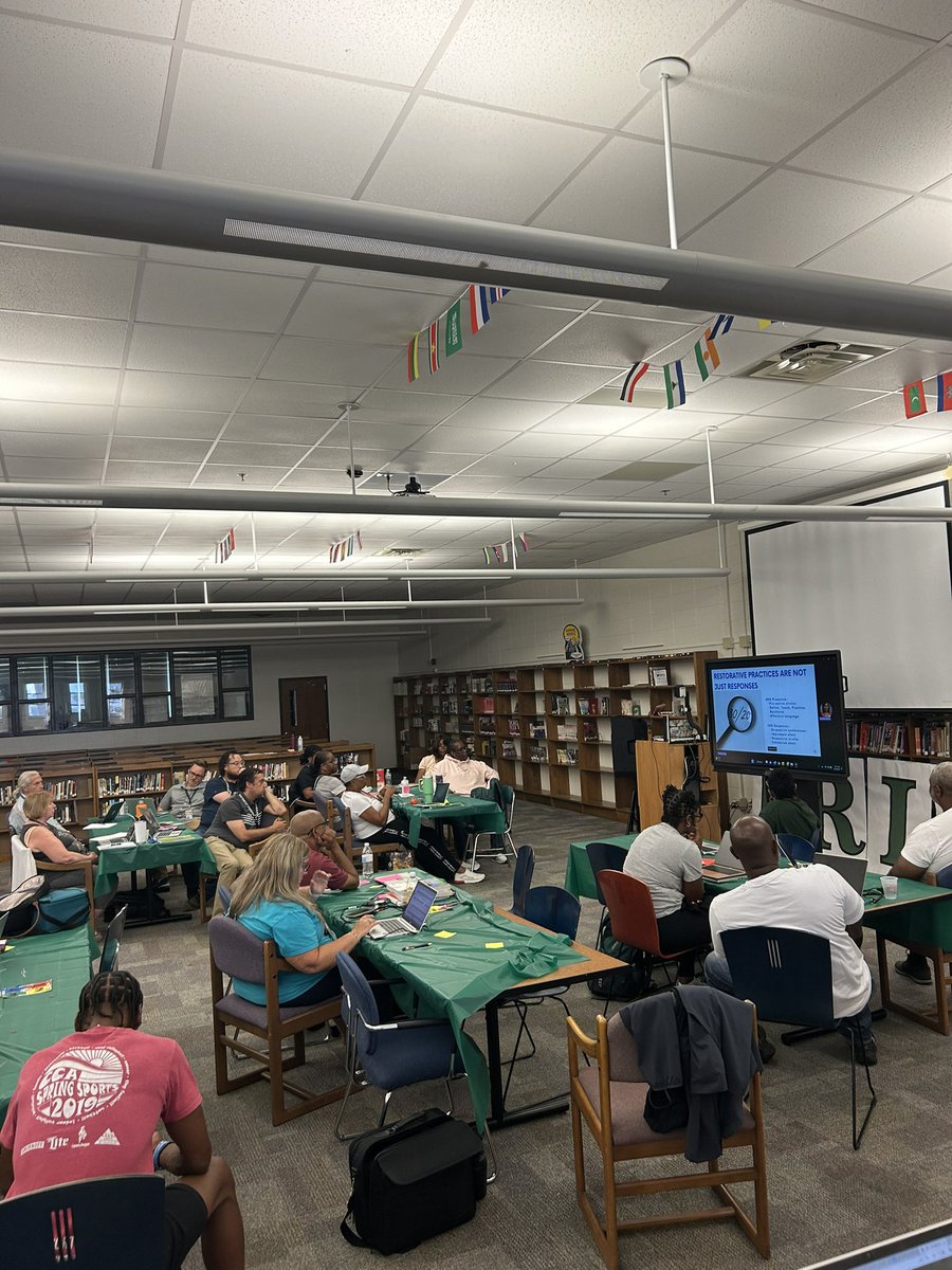 lpr63001's tweet photo. I work for a district that prioritized the ENTIRE first day of district-wide PD to be centered around special education, inclusive and equitable supports! All means ALL! Yep! We serve ALL kids! #watchuswork #thisisuss #teamIPS @AleesiaLJohnson @LelaSimmons19 @Dr_MJackson1 https://t.co/0Okm916bqv