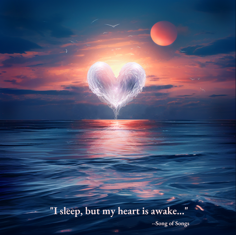 "I sleep, but my heart is awake...."
-Song of Songs

From Kabbalah and the Power of Dreaming
by Catherine Shainberg 
 
#Manifestation #visualization #Intuition #Imagination #images #inspiration #songofsongs #songoftheday