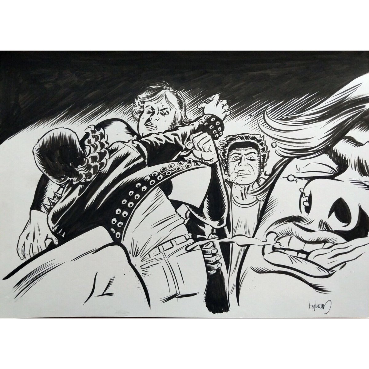 GDComics's tweet image. Stray Bullets 33 ORIGINAL ART COVER! David Lapham Signed! 2004 El Capitan Comics

ebay.com/itm/2349142043…

#gdcomics #straybullets #originalart #davidlapham #elcapitan #elcapitancomics #originalcomicart