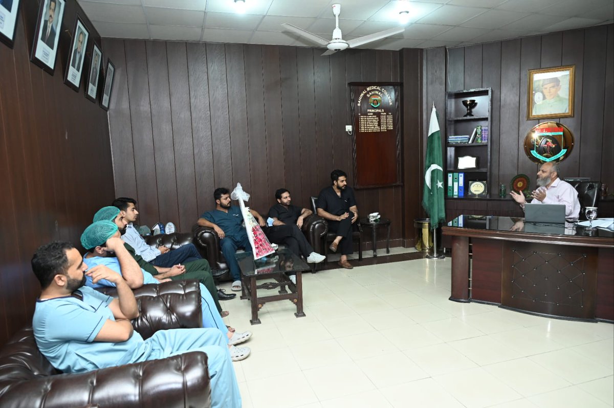 SLMCSWL's tweet photo. Meeting Regarding M&amp;R SLMC at conference Room SLMC Sahiwal 25-07-2023 https://t.co/M4xkkxi4cN