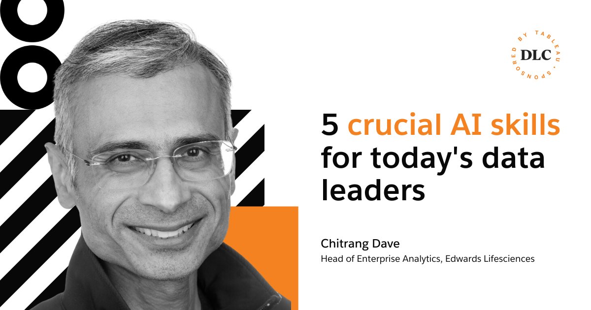 You can rise to the challenge as a data leader and help your organization craft their #AI strategy. Don't shy away from this unique opportunity!

Chitrang Davé reveals 5 strategies he used before the AI era that are even more valuable today. #DataForward
➡bit.ly/3Ovq0Te