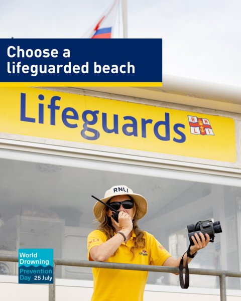 Today is World #DrowningPrevention Day. 

This year, we are asking people to 'do one thing' to raise awareness and stay safe when visiting the coasts. 

So do one thing this #WDPD and always choose a lifeguarded beach to visit. 

#WorldDrowningPreventionDay #FloatToLive