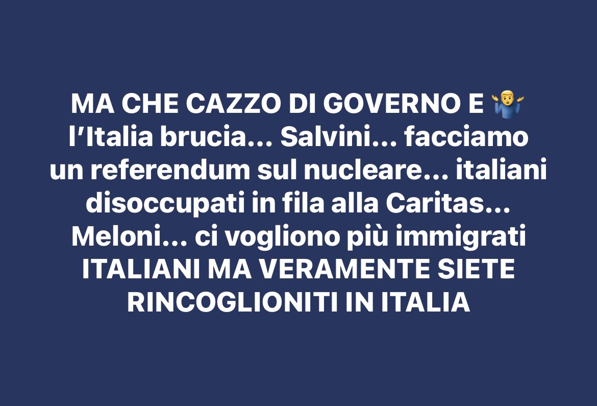 NicolaIndelica6's tweet photo. 🤦🏻🤦🏻🤦🏻🤦🏻🤦🏻🤦🏻🤦🏻🤦🏻 https://t.co/FUPo0Pt0e9