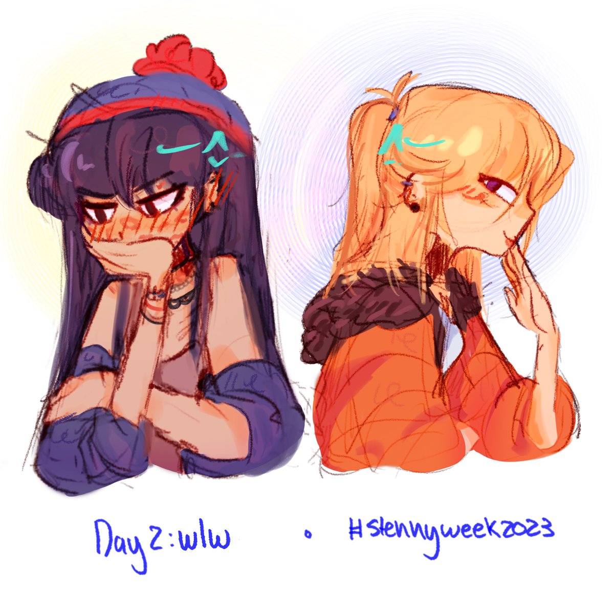 itss_starry's tweet photo. #stennyweek2023 GIRLKISSERS !! SAPPHIC #stenny 😝😝😝🔥🔥🔥RAAWWRRR #spstenny #sptwt #SouthPark #southparkart #spstan #spkenny #stennyweek https://t.co/tinqXUVdma