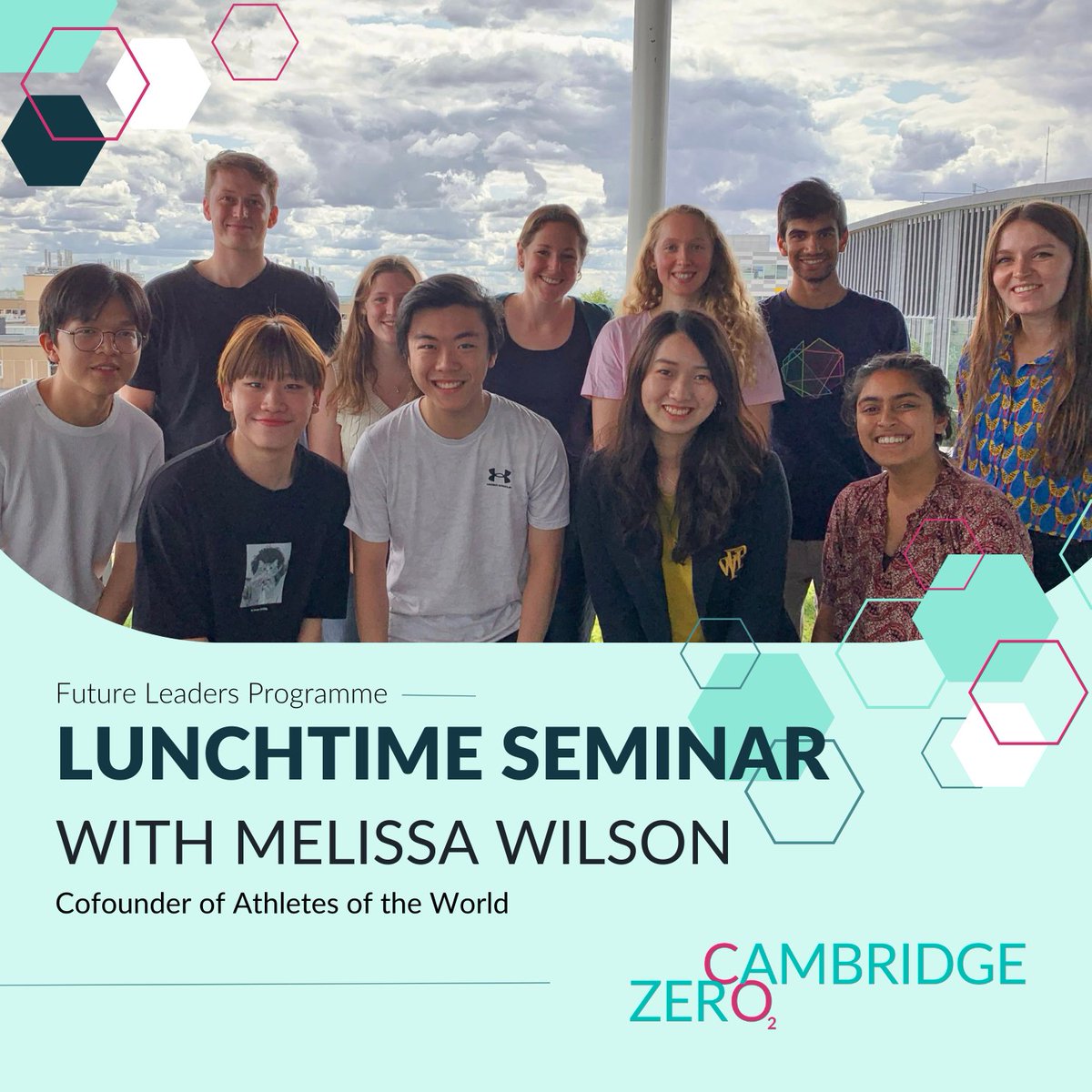 Our Future Leaders Programme lunchtime seminars started last week! 🙌🗣️ We were truly inspired by Melissa Wilson's incredible journey as she shared her work and experiences as co-founder of Athletes of the World. 🌍🏃‍♀️