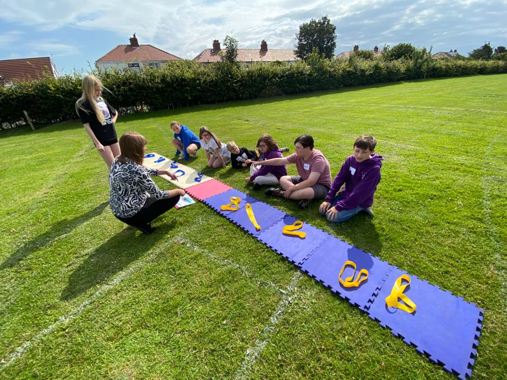 HighfieldLA's tweet photo. Our year 7 pupils are enjoying their teambuilding leadership activities at our Summer School Day. Proud of all the young people who chose to #BeTheirBest and shine. Special thanks to @wiseupteam #ShineThroughTransition https://t.co/TP3tBH8akS
