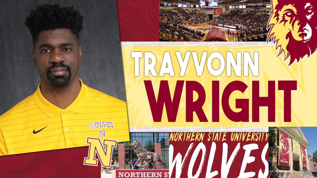 #GoWolves (@wolvesathletics) on Twitter photo .<a href="/nsuwolves_mbb/">Northern State Men’s Basketball</a>: TrayVonn Wright Joins Northern State Men's Basketball Staff
#GoWolves🐺 | #maroonNgold🐾
READ MORE ⬇️ nsuwolves.com/news/2023/7/25… .<a href="/nsuwolves_mbb/">Northern State Men’s Basketball</a>: TrayVonn Wright Joins Northern State Men's Basketball Staff
#GoWolves🐺 | #maroonNgold🐾
READ MORE ⬇️ nsuwolves.com/news/2023/7/25…