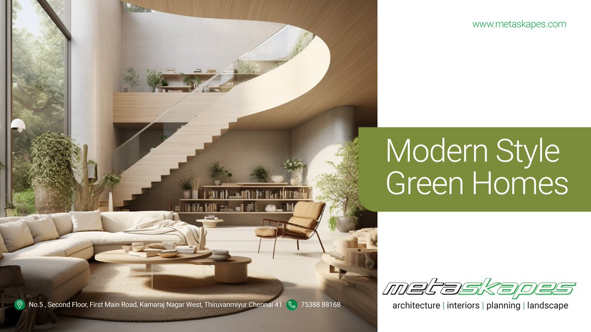 With their clean lines, geometric shapes, and natural materials, modern green homes are the epitome of modern design.The benefits of living in a modern green home include energy efficiency, reduced environmental impact, and improved indoor air quality. 
 https://t.co/3DvxPYwNJq https://t.co/8qUGAlw5SI