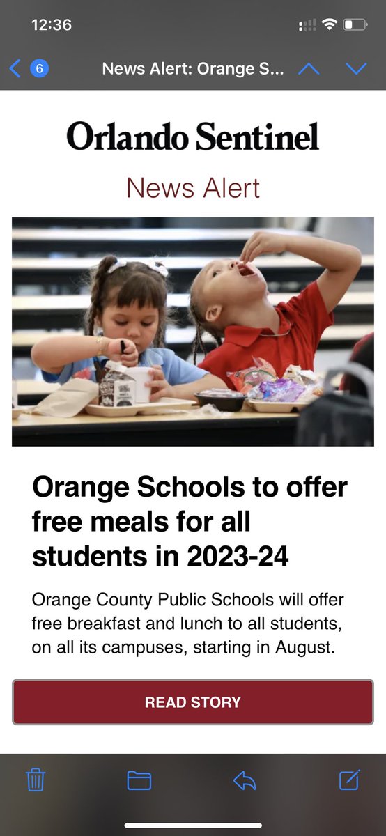 This is terrific news! Florida has over 1M children who are food insecure. They can’t learn if they don’t eat. One of the major initiatives from my time are your Commissioner of Agriculture.