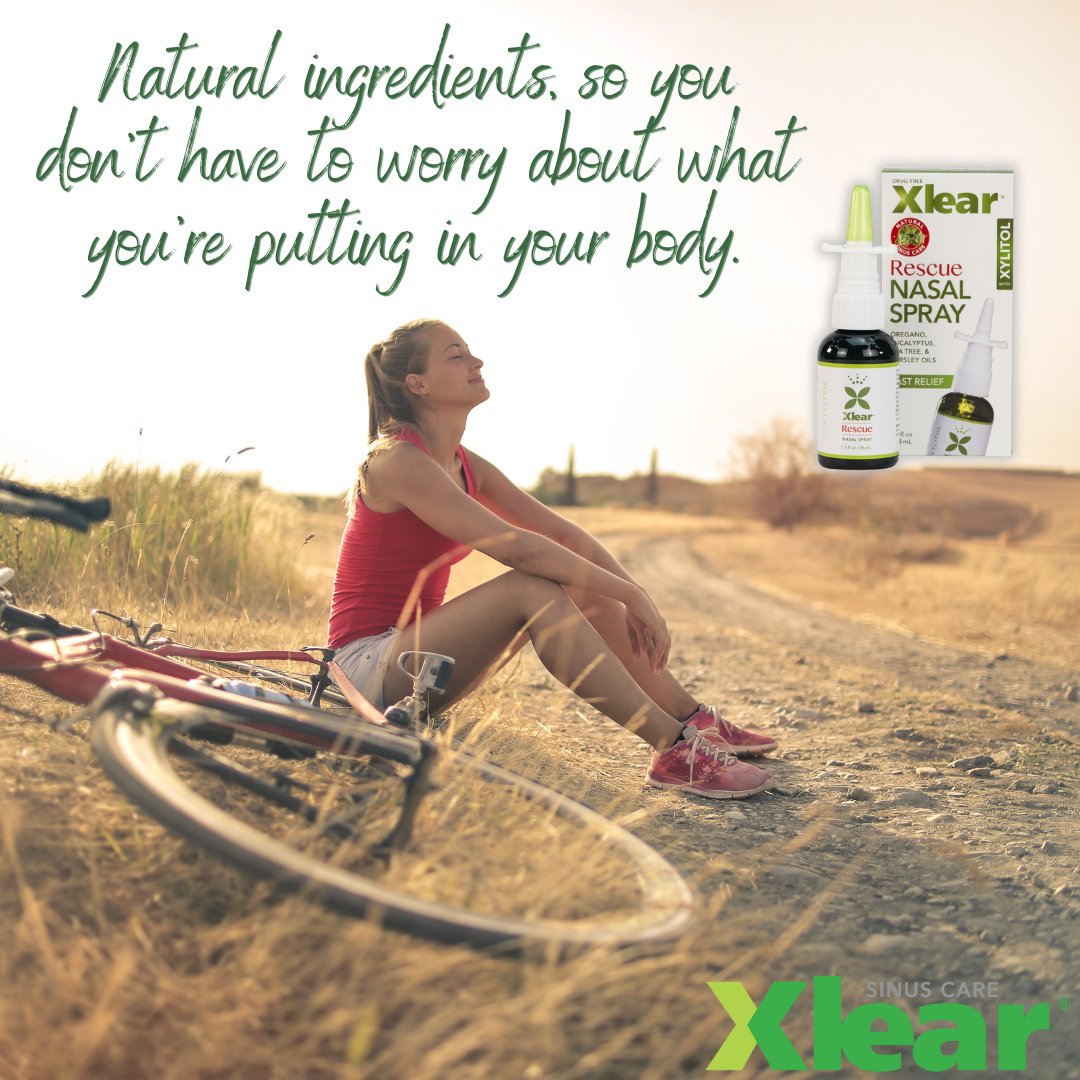 Meet Xlear Rescue, the nasal spray for when you need a stronger, but still natural, punch against whatever is causing your upper respiratory problems. 💚

Learn more at Xlear.com

#LiveXlear #Xylitol #SinusCare #imXlear #BreatheBetter #healthyliving #nasalspray