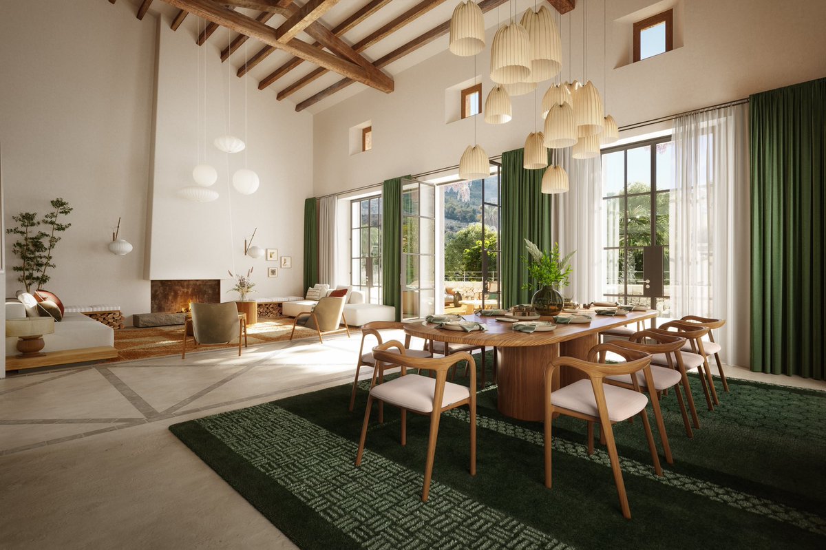 NATALIALABEL's tweet photo. The most stunning modern finca in Mallorca, Spain. https://t.co/P2VquAr8Eh