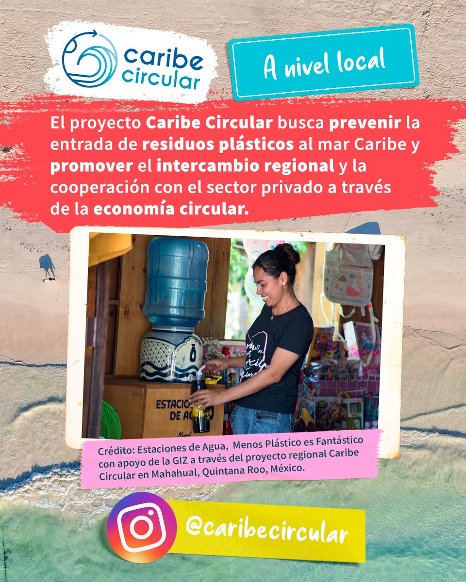 SUEMA_MX's tweet photo. 🌴¿Conoces otros proyectos o iniciativas similares en el Caribe? 🌴

#GuardianesDelOcéano #GuardianesDelOceano #Caribe #MarCaribe #Playa #Plastico #Repensar #Rechazar #Reducir #EstacionesDeAgua #Isla #CaribeCircular #Mahahual #SinContaminaciónPorPlasticos https://t.co/ZJvw8P4G8j