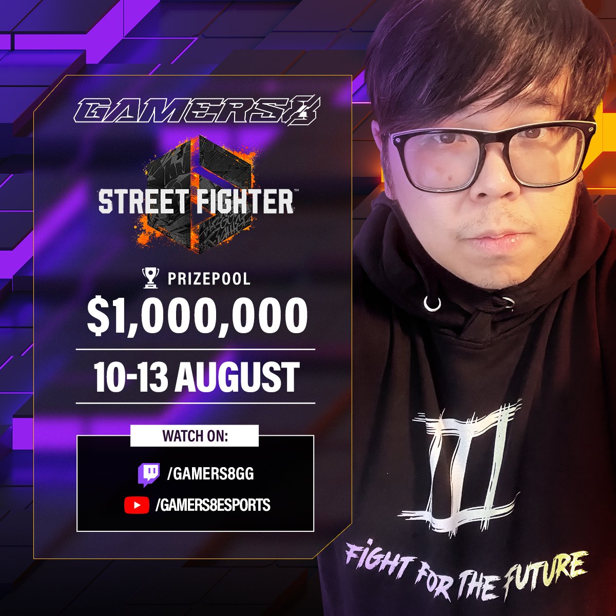 I am invited to the next @Gamers8GG event for Street Fighter 6 as a content creator! 

I am excited to watch all the action and VLOG my experience of the whole event 

#TheLandOfHeroes #ad