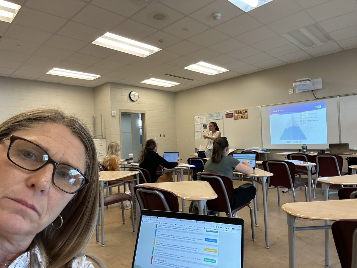 Here we go! Gearing up for students, brushing up on our skills, and learning new ones are only part of what the Technology Academy is all about! Hanging out with friends is an amazing part of the day. I love my district! 🎩❤️💛🖤 #JCSTechDay! <a href="/ScienceHill_JCS/">SCIENCE HILL HIGH SCHOOL</a> <a href="/jcityTNschools/">JohnsonCitySchools</a>