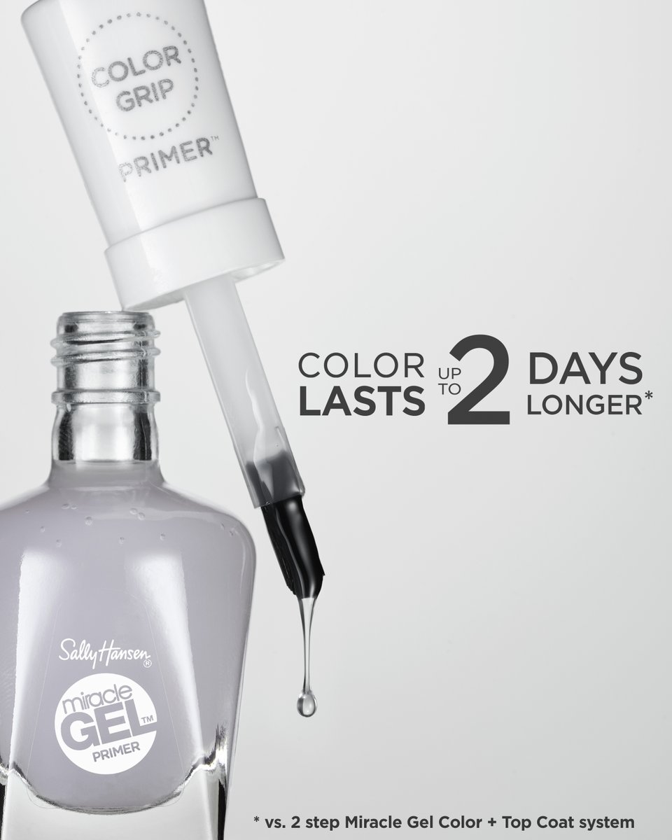WE'RE IN OUR PRIME ERA! 

Introducing Miracle Gel Color Grip Primer! An invisible primer that preps nails for optimal color adhesion. Now your mani will last up to 2 days longer, for the ultimate salon quality finish! 😱 💅 

Shop now: bit.ly/3r4xaF5