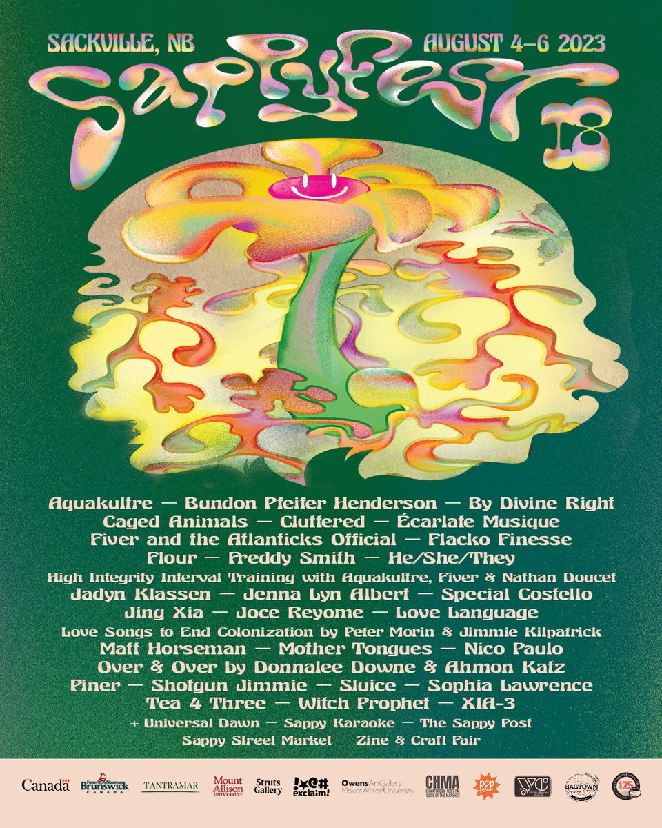 Exclaim! (@exclaimdotca) on Twitter photo .<a href="/clutteredband/">cluttered</a> , <a href="/pyrexpython/">Flacko Finesse</a> , <a href="/xiajingl/">Jing Xia</a> and more have joined previously announced <a href="/SappyFest/">Sappyfest</a> performers @ByDivineRight , <a href="/tonguemoms/">Mother Tongues</a> and <a href="/WitchProphet/">Witch Prophet</a> for the 2023 lineup🌼
Don’t miss out and get your tickets now: sappyfest.com/tickets .<a href="/clutteredband/">cluttered</a> , <a href="/pyrexpython/">Flacko Finesse</a> , <a href="/xiajingl/">Jing Xia</a> and more have joined previously announced <a href="/SappyFest/">Sappyfest</a> performers @ByDivineRight , <a href="/tonguemoms/">Mother Tongues</a> and <a href="/WitchProphet/">Witch Prophet</a> for the 2023 lineup🌼
Don’t miss out and get your tickets now: sappyfest.com/tickets