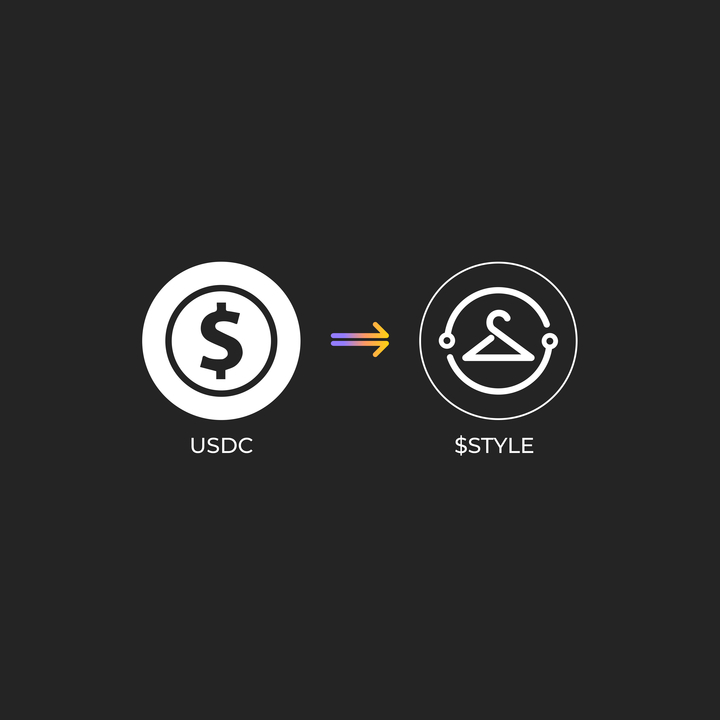 We've now activated the $STYLE protocol across the Anybodies platform⚠️ What does that mean for your bags? - All platform-generated fees will be automatically switched from $USDC to $STYLE every day - Txs will still be paid in $SOL, so the experience feels the same