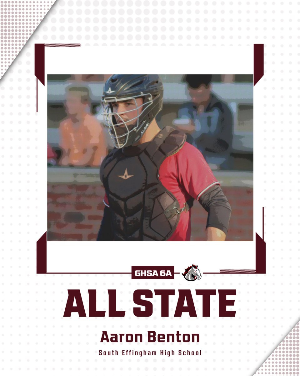 Congratulations to Aaron Benton on being selected to the GHSA All-State team.