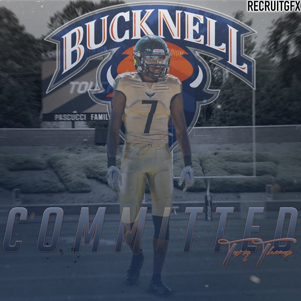 #AGTG Very excited to announce my commitment to Bucknell Unviersity!! Thank you to everyone who has supported me through this long journey🙏🏾 @Bucknell_FB @JordanSaivon @CoachJTBear @Coach_Bowers @WillistonFB @CoachMartinESA @coachbeats