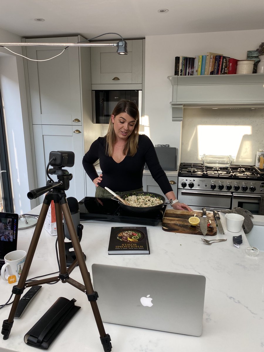 And the lemon, bean and artichoke pasta is almost done! 

Get your copy of Wholesome Bowls here: tinyurl.com/yt75d7j9