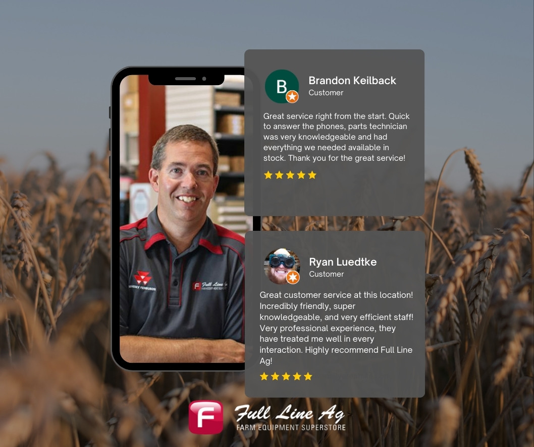fulllineag's tweet photo. When your up-time is in jeopardy you need the parts, the service, and the equipment that will take you that extra mile.
Have you left us a Google review? Let us know how we're doing!⭐️⭐️⭐️⭐️⭐️
#fulllineag #leaveusareview #yourfarmequipmentsuperstore https://t.co/Qfs4p4qqpx