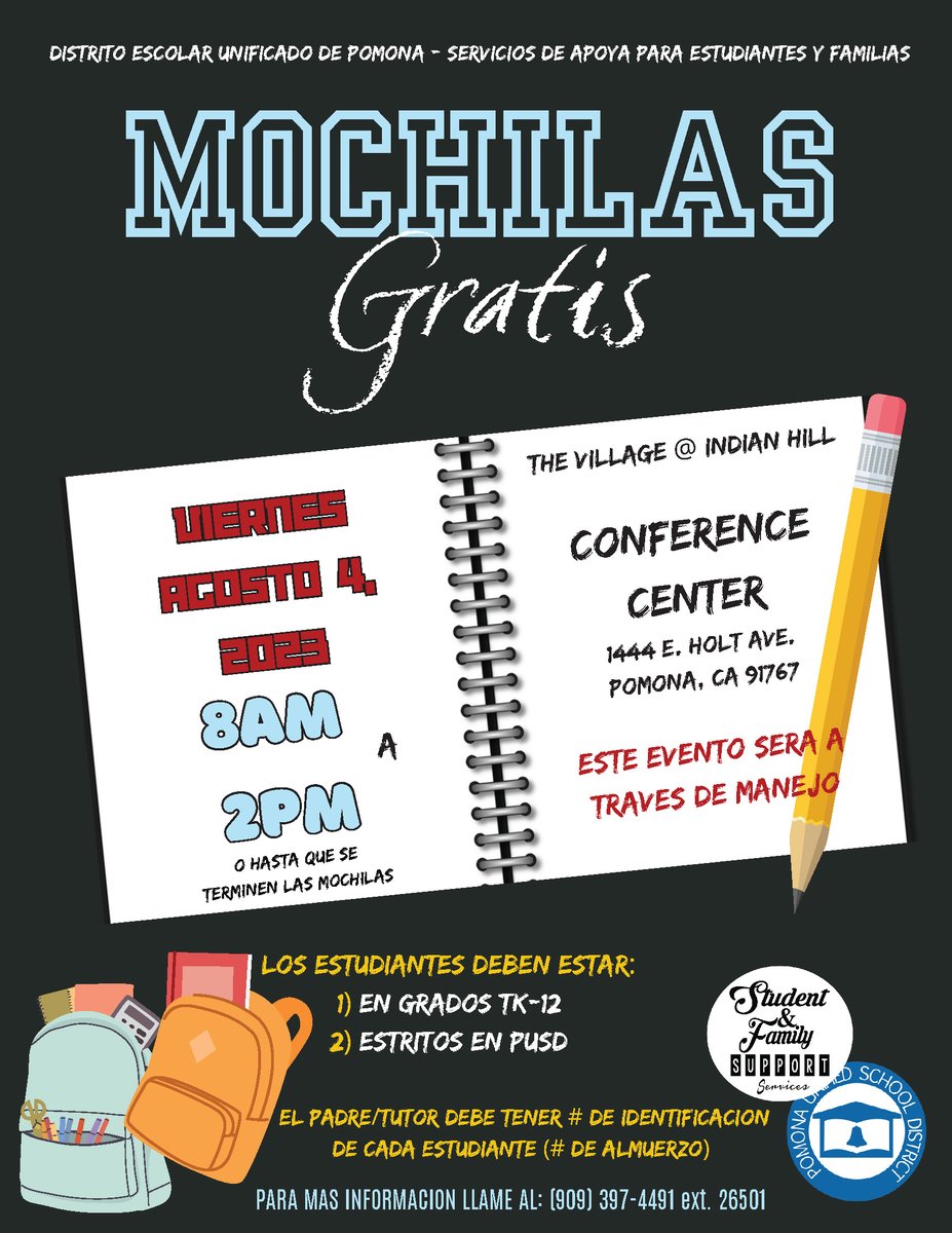 The village @ Indian Hill
Conference Center
1444 E. holt ave.
Pomona, ca 91767