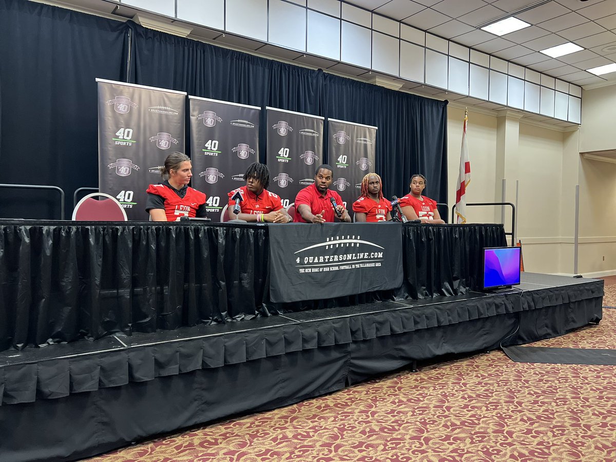 <a href="/LeonLionsFB/">Leon Lions Football</a> is up on the panel <a href="/4quartersonline/">4Quartersonline</a> Media Day
