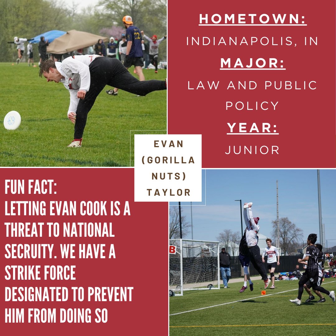 Up next in the spotlight series, the man of many nicknames...

❗❗ Evan (Gorilla Nuts) Taylor ❗❗ 

Evan is a second year mama and the team social media chair (when he isn't serving this nation's armed forces)